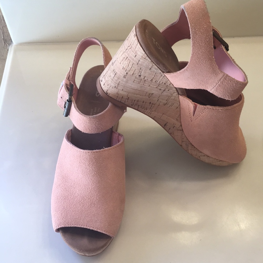 Toms Tropez wedge sandal Sz women’s 7.5